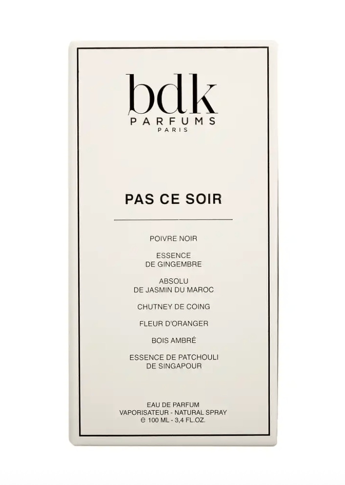 Pas Ce Soir by BDK Parfums