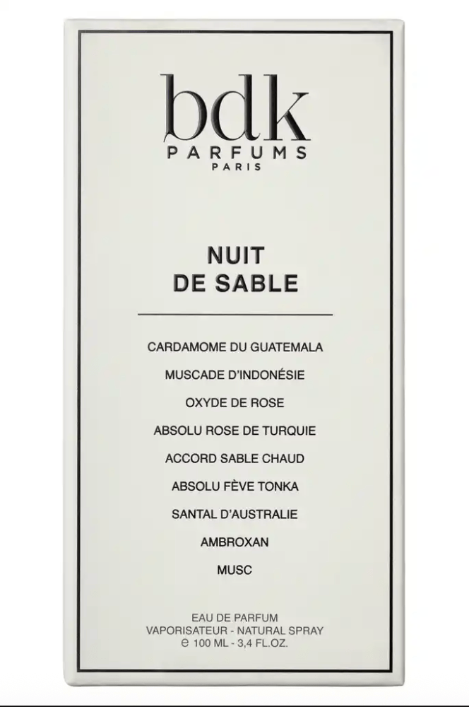 Nuit de Sable by BDK Parfums
