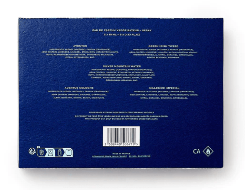 Men's 5X10ML Gift Coffret by Creed